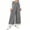 Gray, variant on Tranfacy Girls 6 Months-14 Years Fall Pants Solid Elastic Waist Wide Leg Trousers