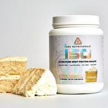 Core Nutritionals ISO, 100% Micro Filtered, Zero Artificial Fillers, 24g Whey Protein Isolate, 32 servings (Vanilla Cake)