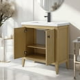 thumbnail image 7 of Vanity Art 30" Double Door Bathroom Vanity with Sink, Freestanding Storage Cabinet with Ceramic Top, and Removable Shelve, 7 of 7