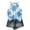 Blue, variant on Womens Halter Tops Back Bow Tie Sleeveless Blouse Casual Loose Fit Keyhole Back Bohemian Print Camisole for Daily Wear Blue M