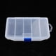 thumbnail image 2 of Accesorios De Pesca Estuches - Caja De Almacenamiento De Plástico - 5 Compartimientos Fijos - Ganchos Señuelos Cebo Contenedores De Cuent, 2 of 9