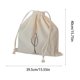 thumbnail image 3 of Bolsa de almacenamiento, bolsa organizadora de tela con cordón para ropa, zapatos, viajes y vestuario, solución de almacenamiento reutilizable, lavable y transpirable 30x29,5cm, 3 of 8