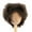 Black Brown, variant on Monique Synthetic Mohair Brown Black Hot Pink Frankie Doll Wig