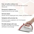 thumbnail image 2 of Panasonic Cordless Steam Iron, Compact, Light, with Charging Station NI-QL300R, 2 of 15