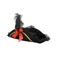 thumbnail image 4 of Nicky Bigs Novelties Adult Womens Deluxe Buccaneer Lady Pirate Hat With Feather Costume Accessory, 4 of 6