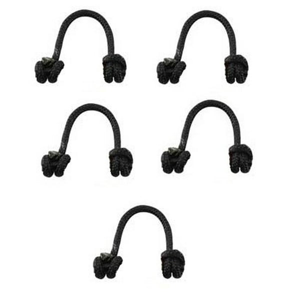 Black Archery Release Bow String Nock D Loop Bowstring (5 Pieces