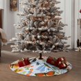 thumbnail image 6 of Bingfone Christmas Tree Skirt Mat Christmas Decoration Interior 48"-Insects And Flowers, 6 of 8