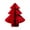 A, variant on Paper Christmas Tree Honeycomb Centerpiece Christmas Tree Decoration 3D Table Centerpiece for Modern Mantel Decoration Home Xmas Holiday Party(Red)