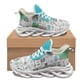 thumbnail image 1 of Zapatillas de deporte transpirables para mujer, equipo químico, impresión 3D, zapatos vulcanizados con cordones, zapatos de enfermería de moda, zapatos cómodos para mujer, 1 of 6