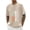 Beige, variant on Men's St. Patrick's Day Shamrock American Flag Graphic Short Sleeve Crew Neck T-Shirt