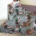 thumbnail image 6 of Vsdgher Mallard Ducks Swimming Ultra-Soft Micro flannel Blanket Throw Blankets for Couch Sofa, Bed (4 sizes)-50"x40", 6 of 7
