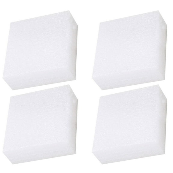 4 Pcs Wool Roving Foam Mat Needle Felting Foam Mat Work 15X15X5CM White