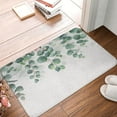 thumbnail image 5 of Green Bathroom Rug Green Bath Mat Leaf Bathroom Rug Leaf Bath Mat Tropical Bath Mat Tropical Bathroom Rugs 16" X 24", 5 of 8