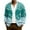 #02Turquoise, variant on Men's Casual V-Neck Knit Cardigan, Button Closure Lightweight Long Sleeve Top for Comfortable Daily Outfits Turquoise M