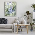 thumbnail image 3 of Stupell Industries Modern Blue Bunny Among Leaves Gray Floating Frame Canvas Art, 25 x 31, by Franklyn Gregory, 3 of 8