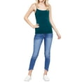 thumbnail image 4 of Women Cami Built-in Shelf Bra Adjstable Strap Camisole Tank Top (Junior Sizes), 4 of 4