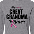 thumbnail image 4 of Inktastic Breast Cancer Awareness My Great Grandma is a Fighter Long Sleeve T-Shirt, 4 of 5