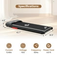thumbnail image 3 of Tapis de Marche Superfit 2.5HP sous Bureau avec Télécommande Compatible APP pour la Maison, 3 of 10