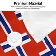 thumbnail image 5 of Norwegian Flag 4x6 Feet Flag Polyester Double Stitched With Grommets For Outdoor Indoor Decor, 5 of 7