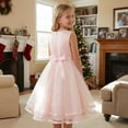 thumbnail image 4 of Flower Girls Dress Blush Belted Wedding Party Bridesmaid 10, 4 of 9