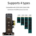 thumbnail image 3 of Tarjeta de expansión adaptadora PH41-X1 M.2NVME SSD a PCIeX1 compatible con PCIe4.0, 3 of 5