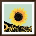 thumbnail image 2 of Art.com Pop Art Sunflower I Art Print by Jacob Green, Brown Frame Wall Art, 38" x 38", 2 of 4