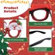 thumbnail image 3 of Gafas de Navidad, 12 piezas de gafas con purpurina para fiesta de Navidad, novedosos marcos de gafas navideñas para decoraciones de regalos de fiesta, lindas gafas de fiesta de árbol de Navidad de Pap, 3 of 7