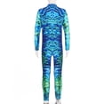 thumbnail image 6 of vastwit Girls Gymnastic Leotard One Piece Full Cover Unitard Athletic Bodysuit Dancewear Blue 145-150/L, 6 of 7