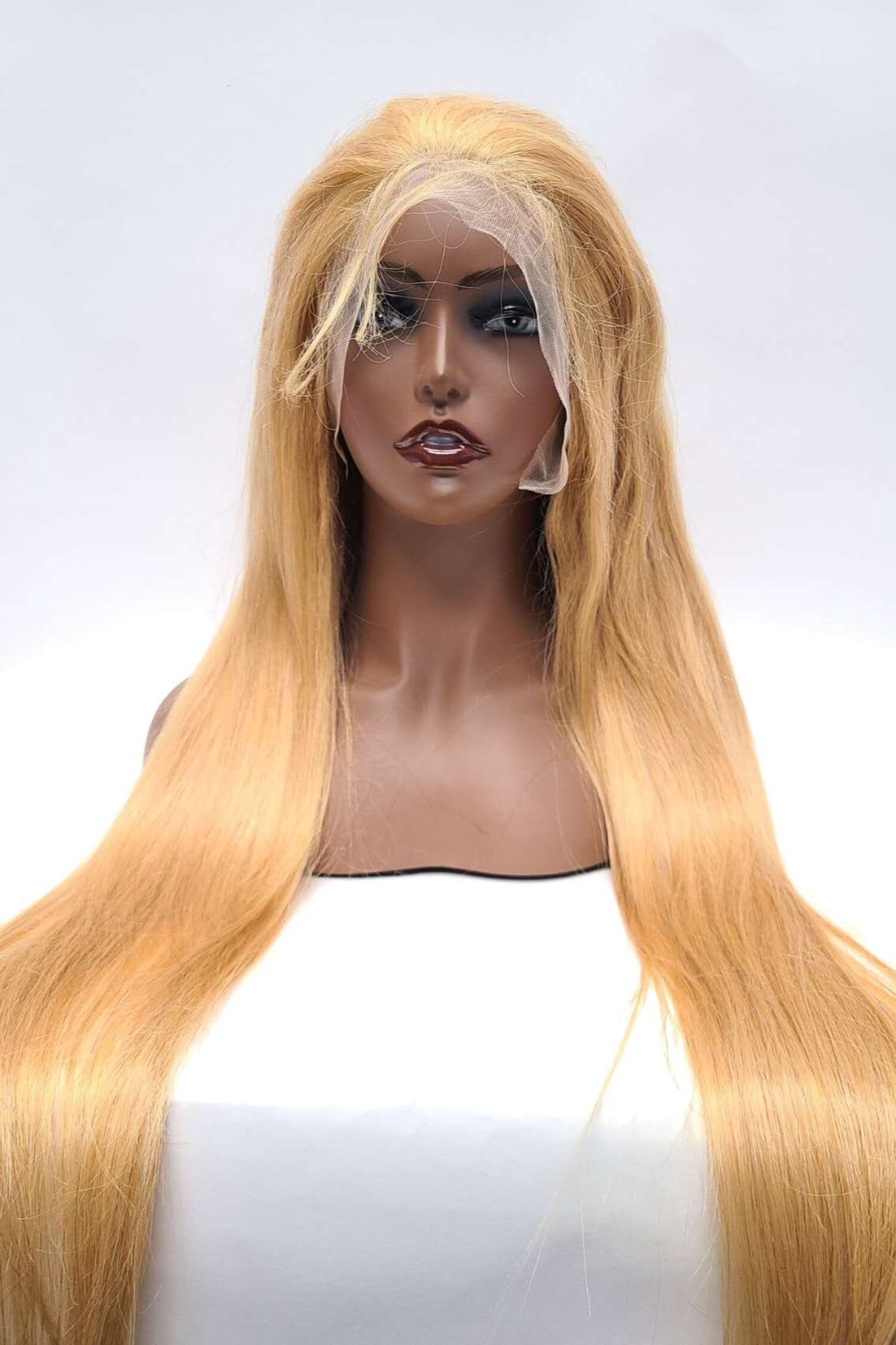 Honey Blonde "27" 15A grade Wig (100% Virgin Human Hair)