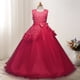 thumbnail image 4 of Vestido de lazo para niñas Vestido de princesa para niñas Vestidos de actuación para bodas Vestidos de actuación, 4 of 5