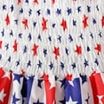 thumbnail image 6 of Bouanq 4th of July Dress Summer Toddler Girl Clothes Sundress for Independence Day Dress Kids 1-6 Years, 6 of 6