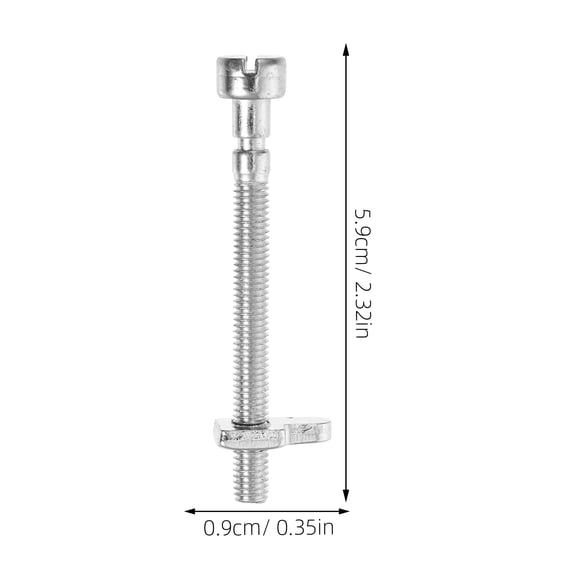 Hytrove 2 Set Chainsaw Tensioner Screw Steel Replacement Part Compatible with Poulan Chainsaws
