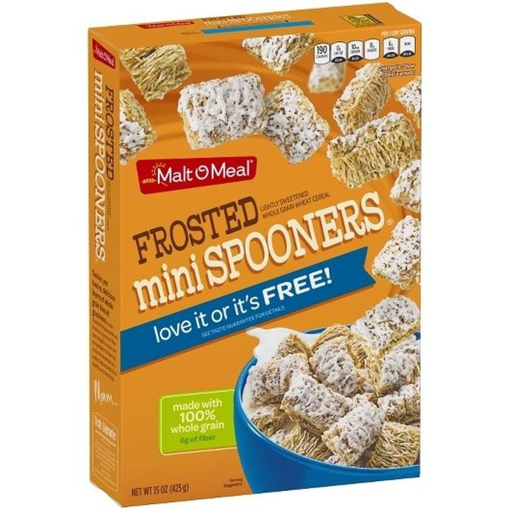 Malt O Meal Frosted Mini Spooners Cereal, 15 Ounce -- 16 per Case ...