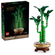 LEGO Botanicals Lucky Bamboo Building Set - Artificial Plants for Indoor Home Décor, Adults Ages 18+ - Unique Birthday Gift Idea - Fake Plants Decoration for Table, Desk, Office - 10344