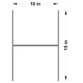 200 Metal Stake 10'' x 15'' x 9 Gauge Galvanized Wire, Sign Holder use