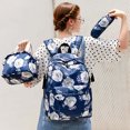 thumbnail image 3 of Mochila para niñas adolescentes, mochila para computadora portátil, juego de mochila con fiambrera, monedero de tres piezas, 3 of 5