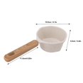 thumbnail image 5 of Olla pequeña antiadherente, cacerola pequeña blanca, olla de leche de fondo plano, olla de cocina multifuncional para Freír, 5 of 5