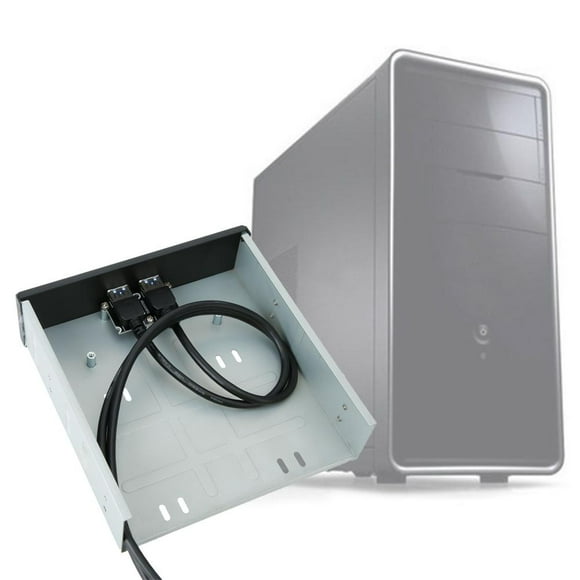 Hilitand USB3.0 Front Panel High Speed 20Pin 2 Ports USB 3.0 Hub Disk Driver Front Panel