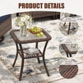 thumbnail image 2 of UDPATIO Patio Furniture Set, 6 Pieces Outdoor Furniture Sets with Rocking Swivel Chairs, Wicker Rattan Outdoor Conversation Set with Storage Table and Waterproof Covers for Backyard, Deck, Porch, 2 of 7