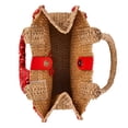 thumbnail image 4 of Women's Beach Icons Mini Straw Tote Bag, Natural Woven with Lobster Embroidery, Bohemian Summer Raffia Shoulder Bag, 4 of 5