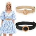 thumbnail image 1 of xinxixnxx Lot de 2/lot Grand Application Ceintures à la Mode pour Femmes Toute Robe Légères et Durables Ceinture pour Femmes 90CM 1Ensemble, 1 of 6