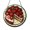 Acrylic 3.5 Inch, variant on Cake and Strawberry Glass Suncatcher Window Decor, Sweet Bakery Style Design, Playful Home Decoration