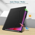 thumbnail image 3 of RHEA- Case For Lenovo Yoga Pad Pro Ai 12.7" Tb520Fu Multi-Angle Viewing Folio Cover, 3 of 6