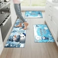 thumbnail image 3 of YIMEIS Hello Winter Snowman Snowflakes Machine Washable Non-Slip Rubberback Indoor Runner Rug/Area Rug for Kitchen, Hallway, Kitchen, Entryway, Bathroom, 1 Piece - 16''*24'', 3 of 10