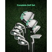 Naipo Golf Club Set 9 Piece Complete Golf Set for Right Handed with Stand Bag and 3 Bonus Head Covers