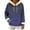 Navy-Inverlee Sweatshirt, variant on Women's Gradient Ombre Faux Fur Cuff Hooded Pullover Hoodie Drawstring Kangaroo Pocket Oversized Long Sleeve Warm Tops Navy S