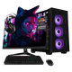 thumbnail image 1 of PC Gamer Completa con IA Xtreme PC Gaming ASUS AMD Radeon RX 9070 XT Ryzen 9 9900X 32GB DDR5 SSD 1TB Monitor 31.5 165Hz Sistema Liquido WIFI Black PBA para gaming competitivo y streaming, 1 of 6