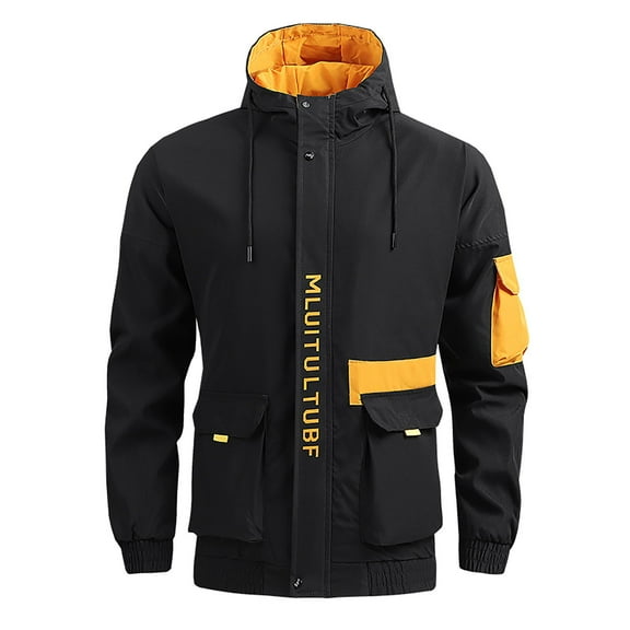 TIANEK Men Coats & Jackets,Outdoor Warm Clothing For Riding Skiing Fishing Windproof Jacket Coat