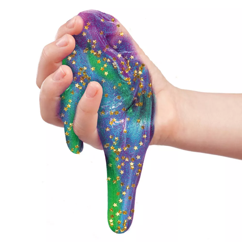 Cra-Z-Art Stretchy Slime, Glitter And Foam Confetti, Multicolor