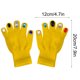 thumbnail image 2 of Guantes de Invierno Tejidos, Adornos de Cristal de Colores Variados, Mitones de Ganchillo de Dedo Completo con Buena Elasticidad para Niñas, Niños, Mujeres, 2 of 7